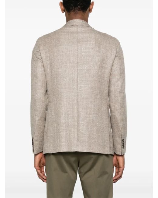 Blazer Monopetto di Tagliatore in Natural da Uomo