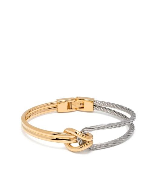 Charriol White Celtic Knot Bangle