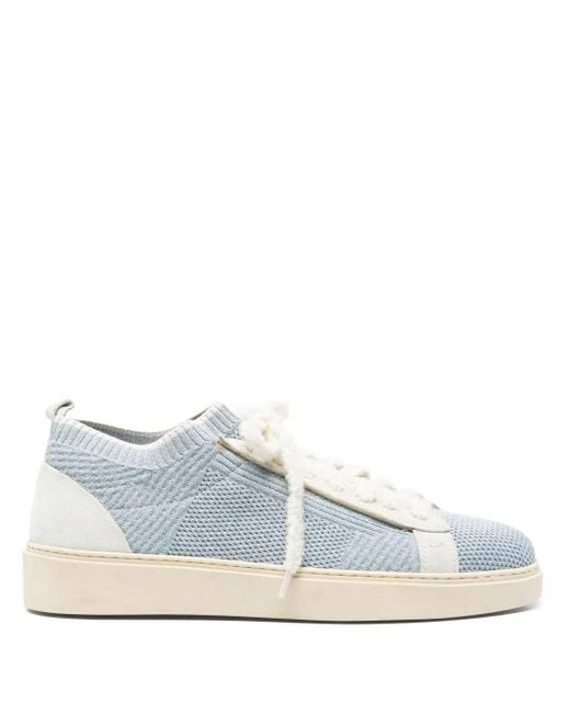 Eleventy Sneakers Mit Gestricktem Obermaterial in White für Herren