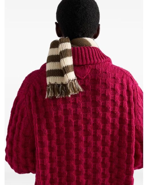 Prada Wollen Vest in het Red