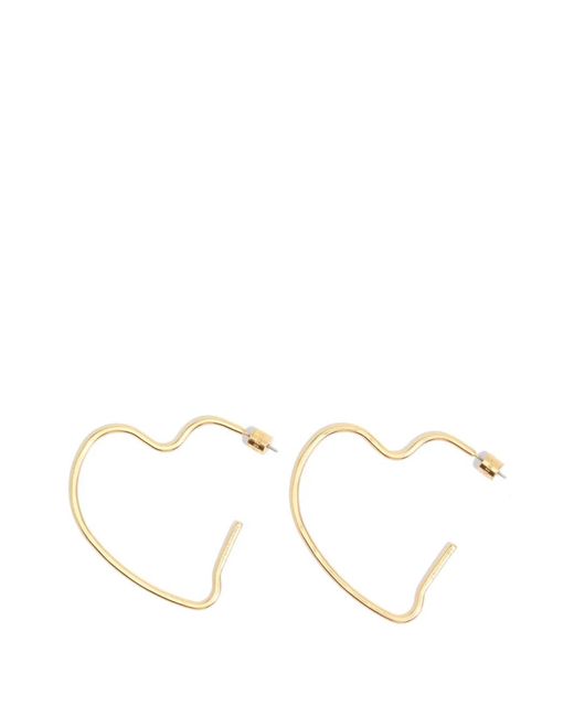 Bimba Y Lola Natural Heart Earrings