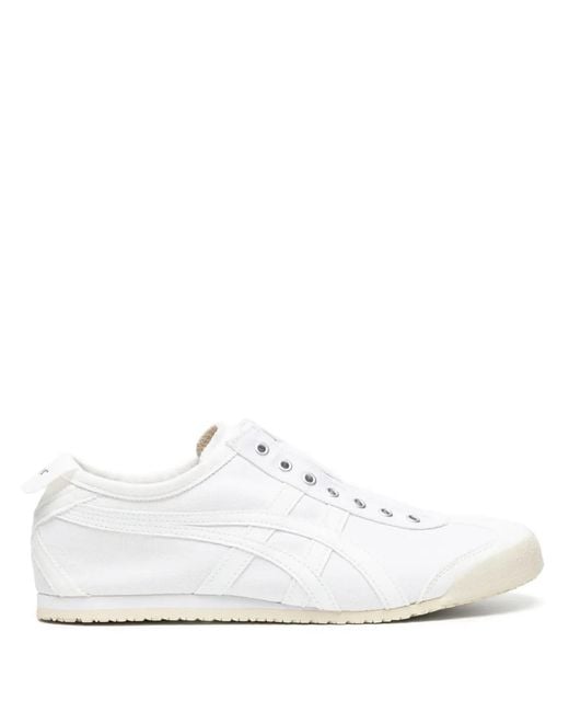 Onitsuka Tiger White Mexico 66 Slip-On Sneakers