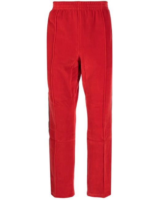 Needles Logo-Embroidered Velour Track Pants for men