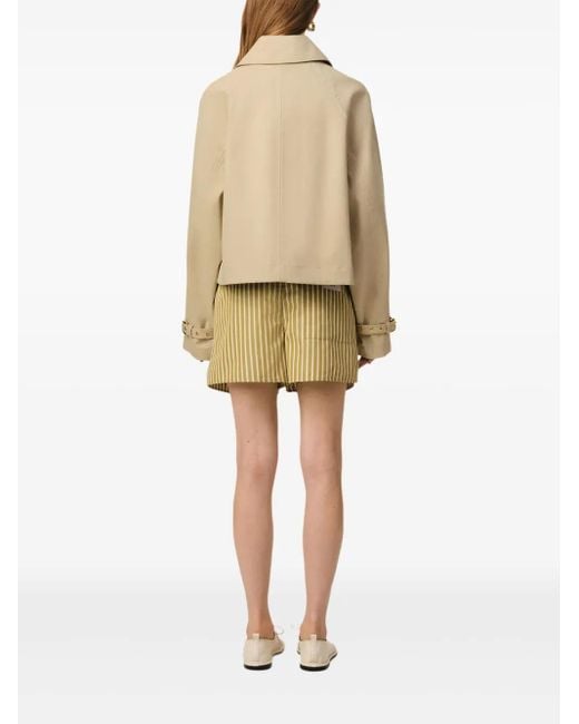 AMI Natural Cotton Buttoned Jacket