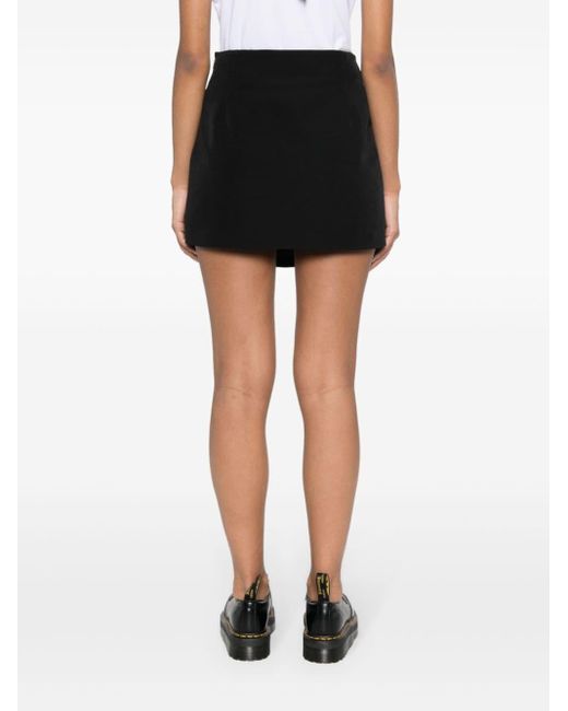 Minifalda con logo grabado Just Cavalli de color Black
