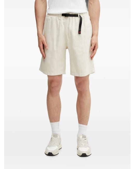 Gramicci Natural Belted Elasticated Shorts for men