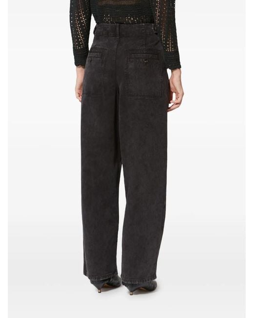 X Ireme Pantaloni Dritti Con Borchie di Isabel Marant in Black