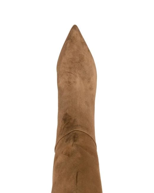 Gianvito Rossi Brown Pointed-Toe Boots