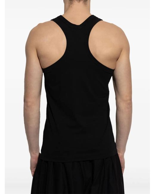 Canotta Girocollo di Yohji Yamamoto in Black da Uomo
