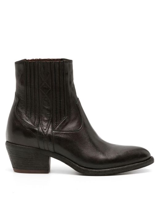 Sartore Black Sr4503t 45mm Leather Ankle Boots