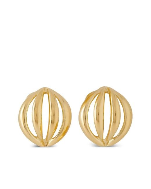 Pendientes Flower Bud YSSO de color Metallic