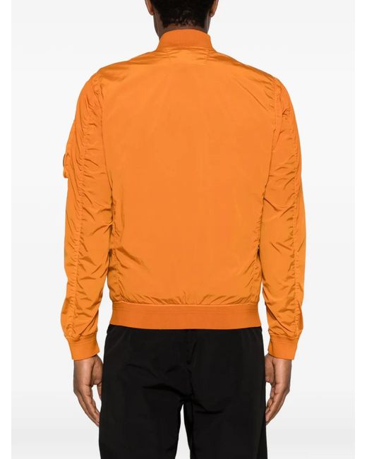 C P Company Orange Veste Bomber Nycra-R for men