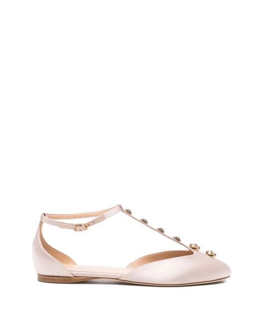 Chloé Pink Celeste T-Bar Pumps