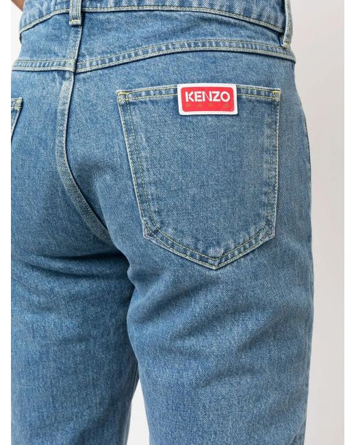 KENZO Blue Denim Pants for men