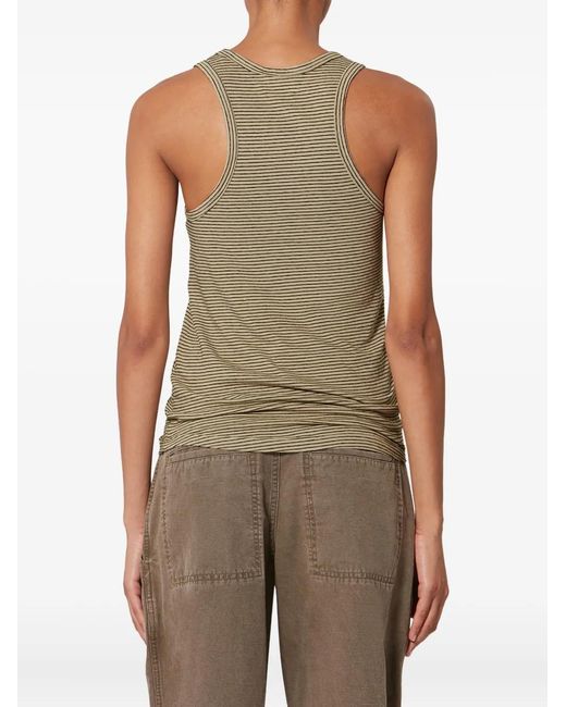 Isabel Marant Natural T-Shirt Thea À Rayures