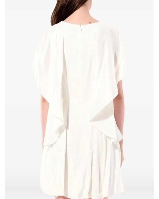 Balenciaga White Short-Sleeve Dress