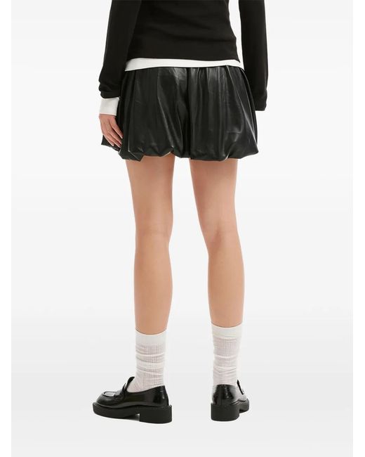 B+ AB Black Pleated Mini Skirt