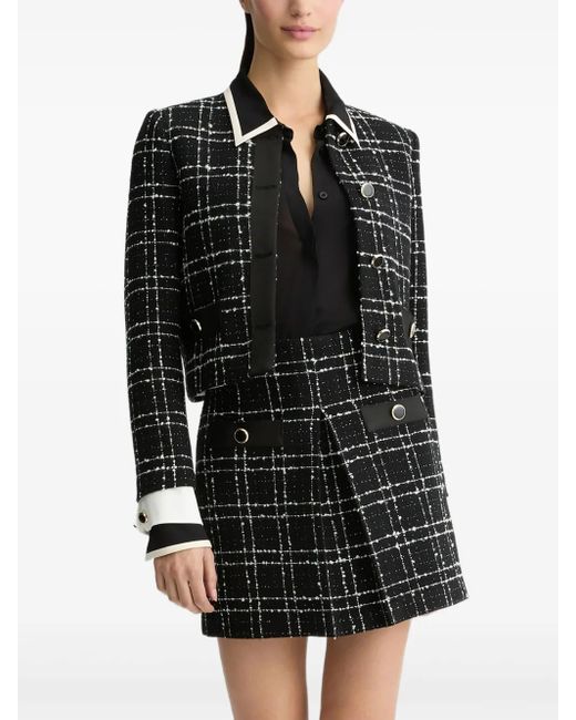 Liu Jo Black Bouclé Mini Skirt