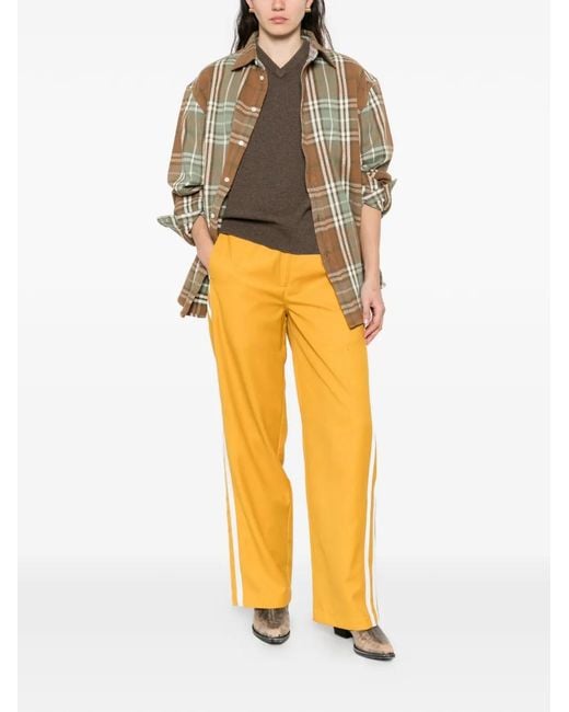 6397 Natural Big Check Button-Down Shirt