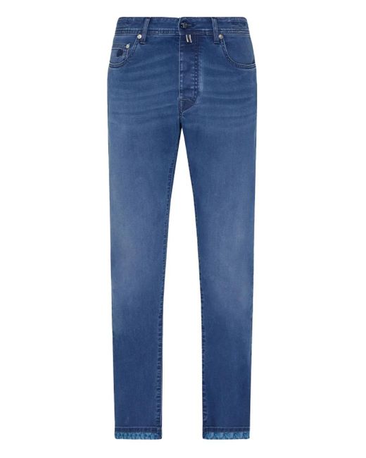 Vilebrequin Blue Five-Pocket Turtle Jeans for men