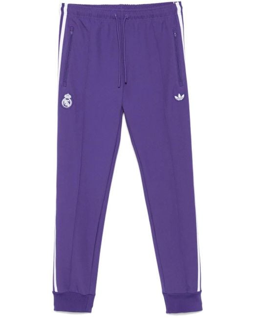 Adidas Real Madrid Icons Terrace Hose in Purple für Herren