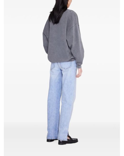 Anine Bing Gray Sweat Miles Los Angeles University