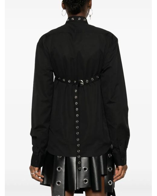 Off-White c/o Virgil Abloh Blouse Met Ringlets in het Black