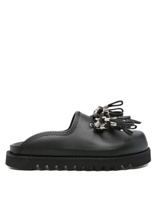 Mules Con Nappa di Toga Virilis in Black da Uomo