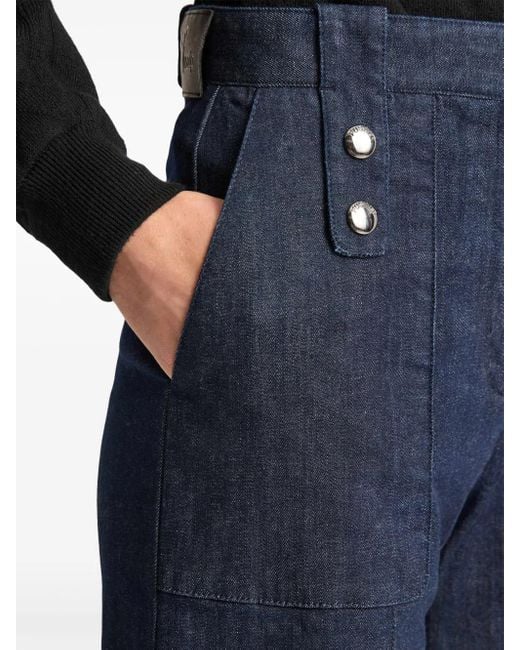 Fusalp Blue Noela Wide-Leg Jeans