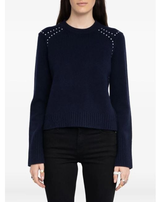 Pull À Ornements Zadig & Voltaire en coloris Blue