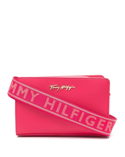 Tommy Hilfiger Logoprint Crossbodybag in Pink Lyst Australia