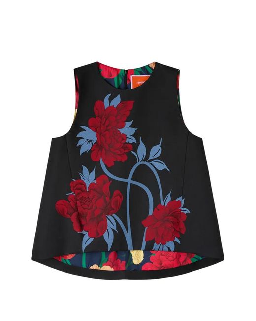 LaDoubleJ Red La Scala Top