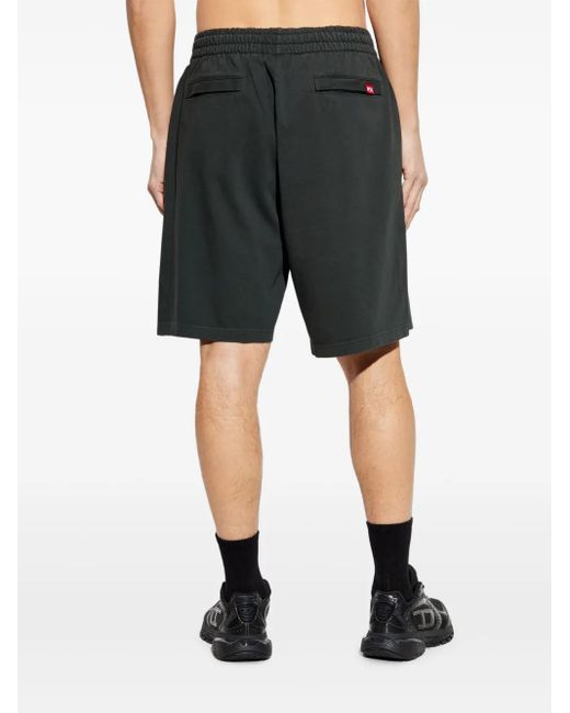 メンズ DIESEL P-tain-mesh トラックショーツ Black