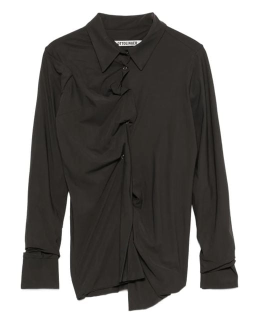 OTTOLINGER Black Hemd mit gerafftem Detail