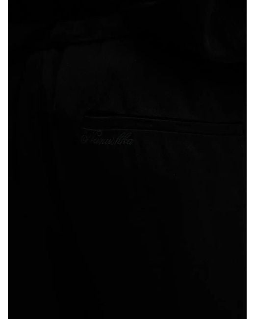 Nanushka Black Drawstring Trousers for men