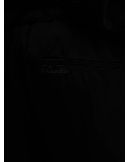 Nanushka Black Drawstring Trousers for men