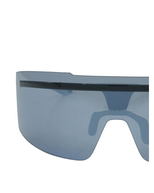 Nike Blue Geometric-Frame Sunglasses for men