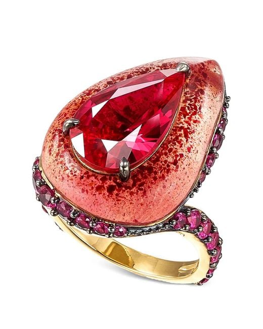 Anabela Chan Red Beetroot Elixir Ruby Ring
