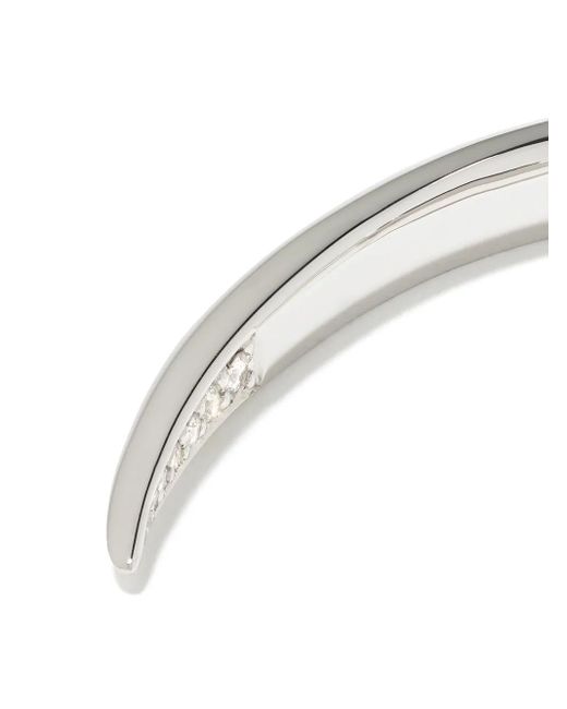 Shaun Leane White Diamond Hook Earrings