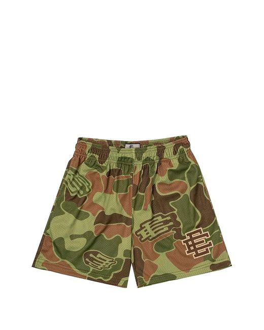 Bermudas Ee Basic Con Estampado Militar Eric Emanuel de hombre de color Green