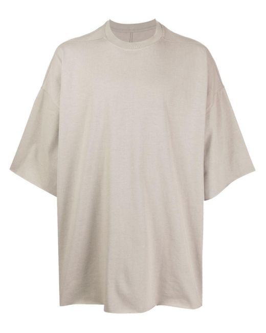 メンズ Rick Owens オーバーサイズ Tシャツ White