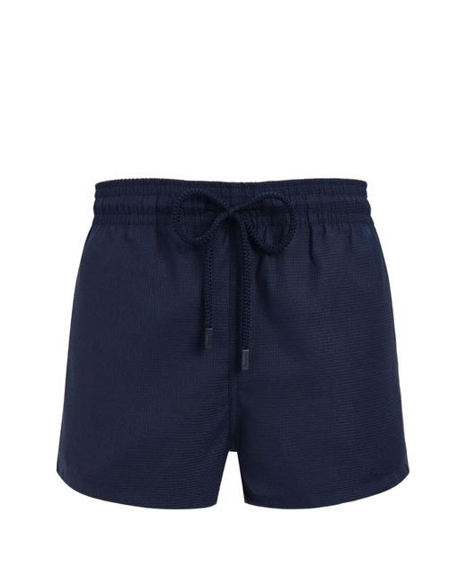 Vilebrequin Blue Drawstring-Waist Swim Shorts for men