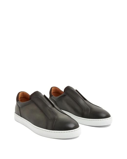 Magnanni Shoes Gray Gasol Low-Top Sneakers for men