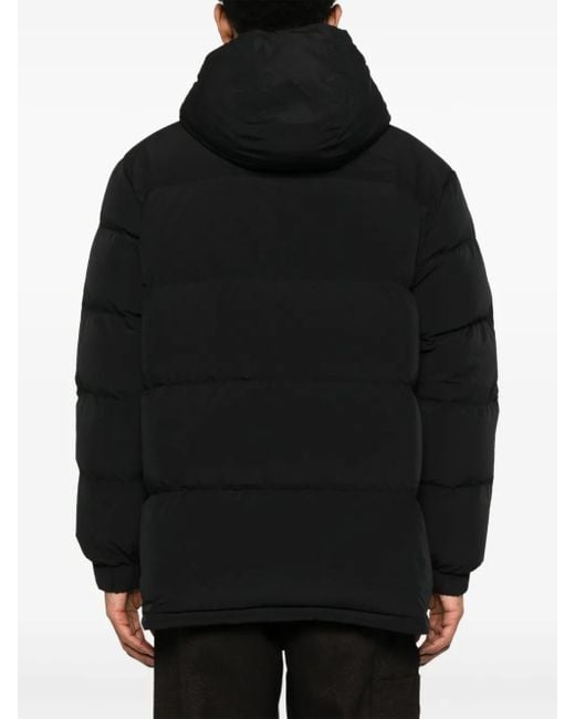 Maison Kitsuné Donsjack Met Capuchon in het Black voor heren