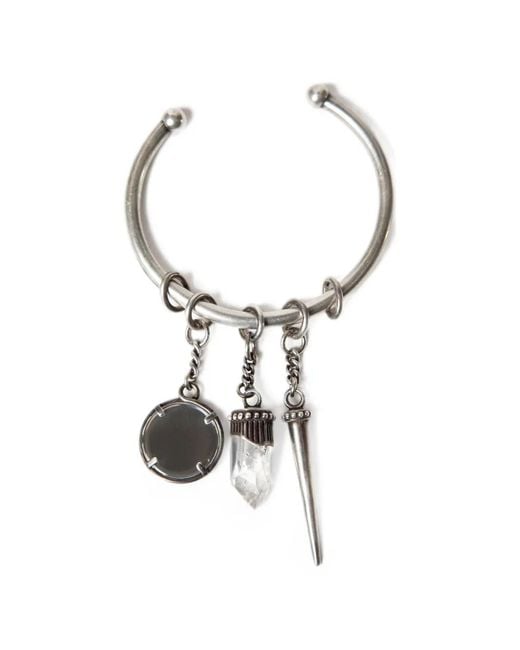 Ann Demeulemeester White Arto Charm Bracelet