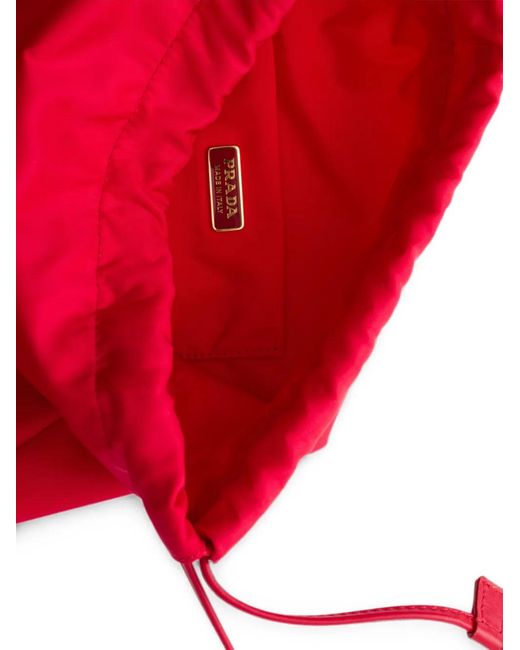 Prada Red Wish Re-Nylon Pouch