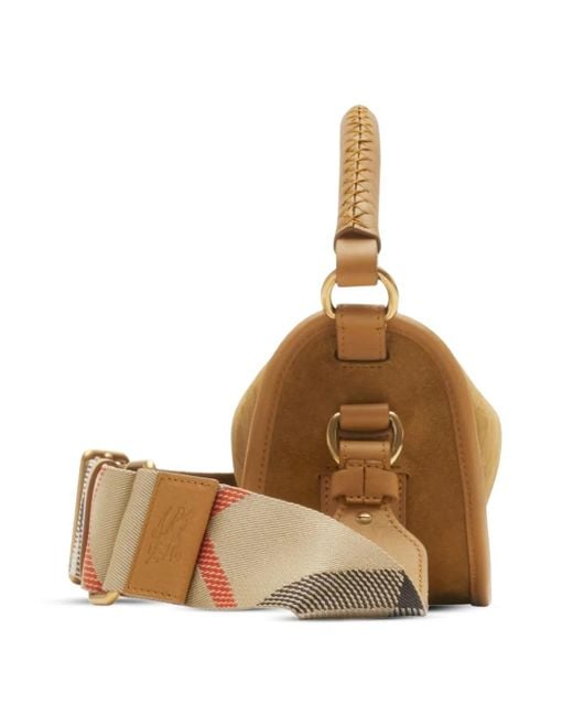 ショルダーバッグ・ポシェット Burberry \"B Clip\" Shoulder Bag Brown Burberry B Clip Shoulder Bag in Brown | Lyst