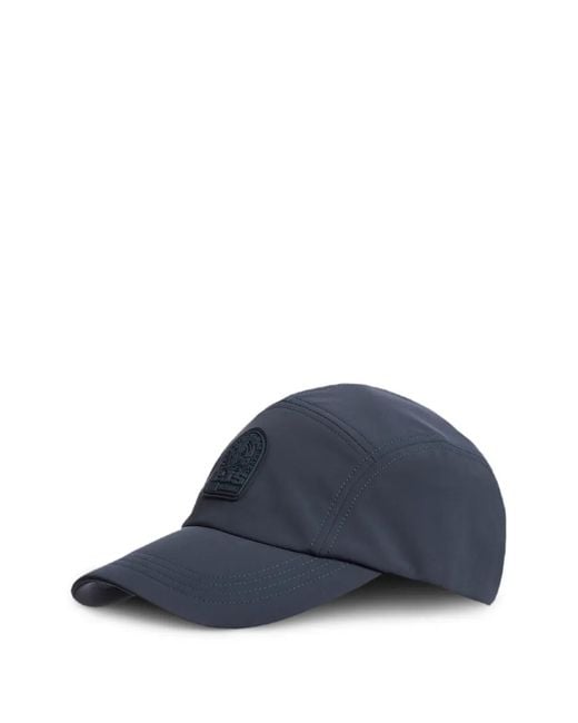 Parajumpers Blue Albyn Logo-Patch Baseball Cap