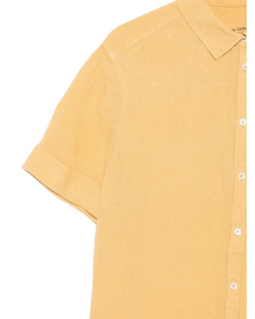 Marc O' Polo Yellow Short-Sleeve Shirt