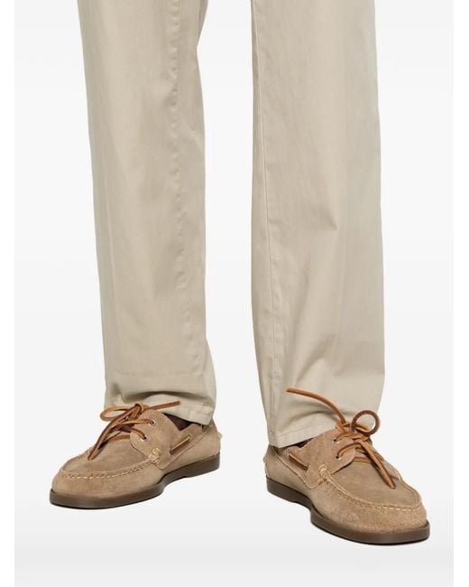 Dondup White Straight-Leg Trousers for men
